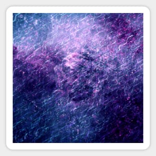 Blue purple swirls Sticker